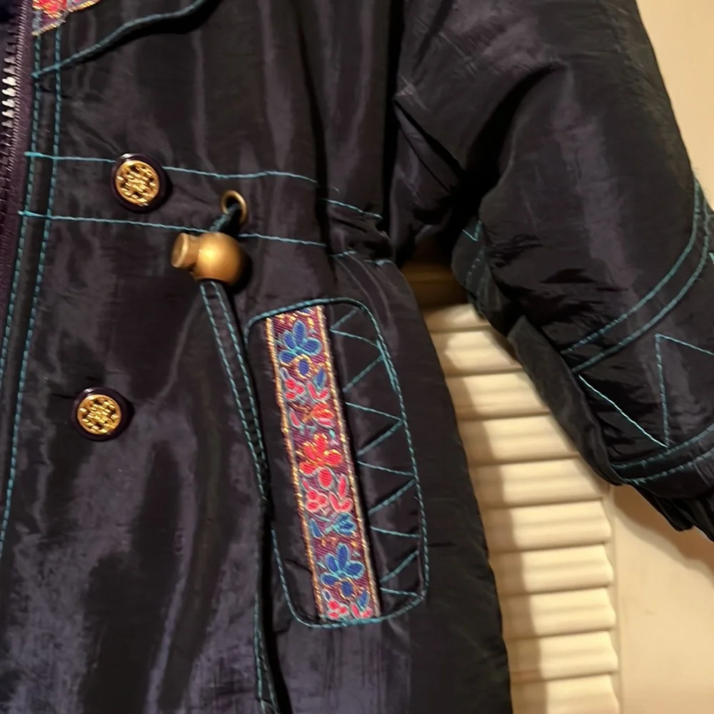 KIDS & MORE. Jacket with Detachable Faux Fur Trimmed Hood - Picture 4 of 7